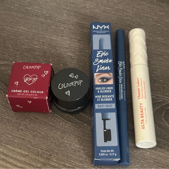 Colourpop Creme Gel Colour Hustla NYX Epic Smoke Liner Navy Heat Ultamate Lashes - Picture 1 of 4